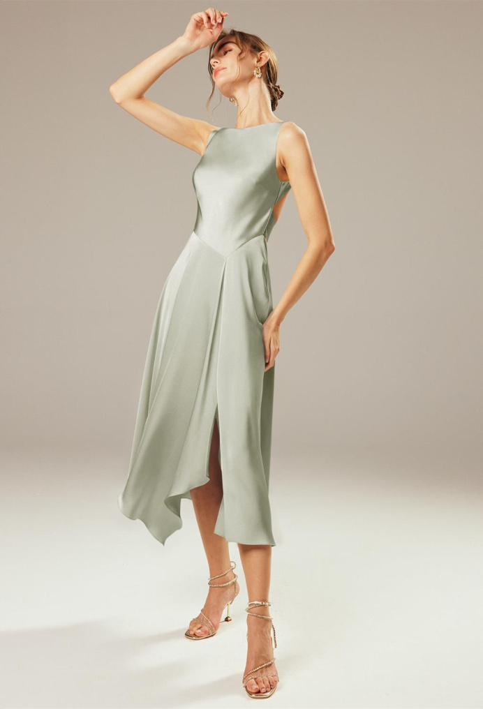 AW May Sage Green  Wedding Guest Dresses